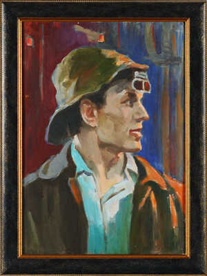 Гуляев Александр Георгиевич. Молодой сталевар. Кировский завод 